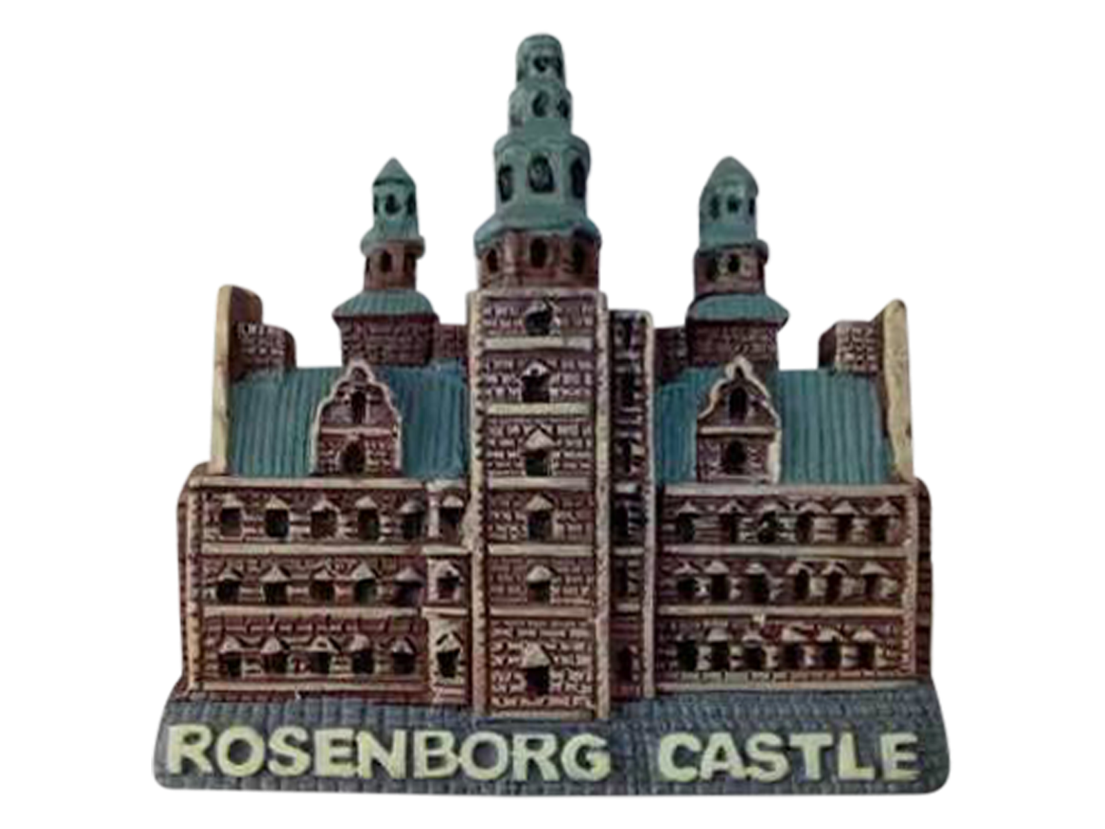 Hand-painted polyresin magnet of Rosenborg Castle